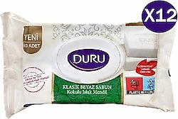 Duru Klasik Beyaz Sabun Kokulu 90 Yaprak 12 Li Paket Islak Mendil