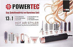 Powertec Saç Şekillendirme Seti