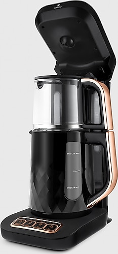 Karaca Aysever Robotea Pro Quartz In W Black Copper Konu An Cam