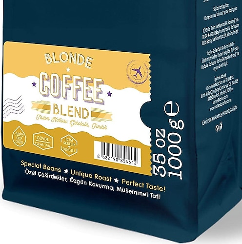 Moliendo Blonde Coffee Blend Çekirdek Kahve 1 kg Fiyatları Özellikleri