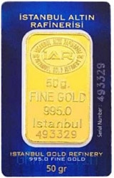 50 gr 24 Ayar Gram Altın