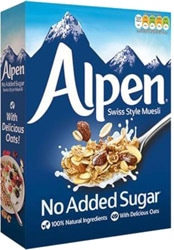 Alpen Şeker İlavesiz 560 gr Müsli