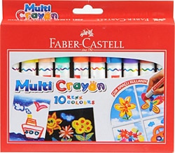 Faber-Castell Multi Crayon 10'lu Pastel Boya