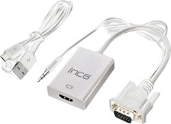 Inca IVTH-02 Vga to Hdmı Çevirici + USB Adaptörü + Ses Kablosu
