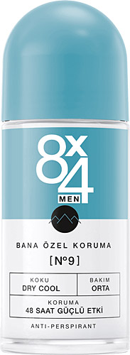 8x4 Men Dry Cool 50 ml Roll-On Fiyatları, Özellikleri ve Yorumları