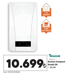 Baymak Duotec Compact Kombi 24 22 kW