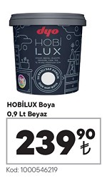 Hobilux Boya 0,9 Lt Beyaz