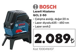 Bosch GCL 2-50 Lazerli Hizalama 