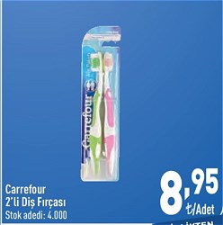 Carrefour 2'li Diş Fırçası