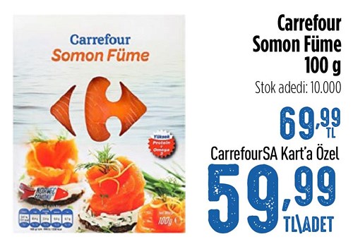 Carrefour Somon Füme 100 g