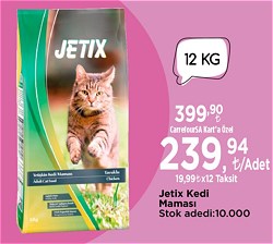 Jetix Kedi Maması 12 kg