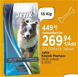 Jetix Köpek Maması 15 kg