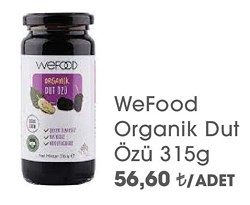 WeFood Organik Dut Özü 315 g