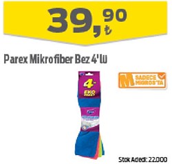 Parex Mikrofiber Bez 4'lü
