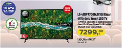 LG 43UP77006LB 108 Ekran 4K Uydulu Smart LED TV