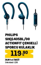 Philips SHQ1405BL/00 Mikrofonlu Kulak İçi Kulaklık
