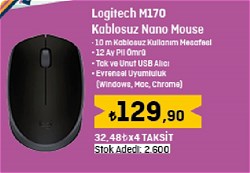 Logitech M170 Kablosuz Nano Mouse