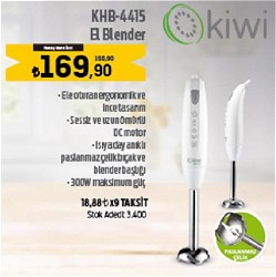 Kiwi KHB-4415 El Blender 300 W