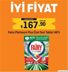 Fairy Platinum Plus Özel Seri Tablet 48'li
