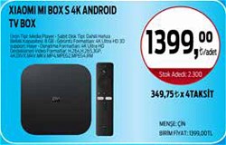 Xiaomi Mi Box S 4K Android Tv Box