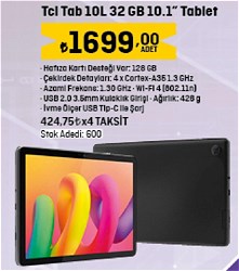 Tcl Tab 10L 32 GB 10.1 inç Tablet