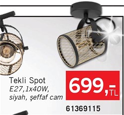 Eglo Dellow Spot Tekli Spot 1x40W