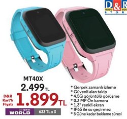 Alcatel MT40X Movetime Family Watch 4G Akıllı Çocuk Saati