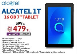 Alcatel 1T 16 GB 7" Tablet