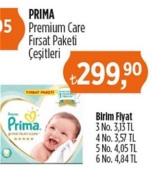 Prima Premium Care Fırsat Paketi Çeşitleri 