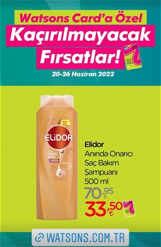 Elidor Anında Onarıcı Saç Bakım Şampuanı 500 ml