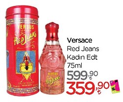 Versace Red Jeans Kadın Edt 75ml
