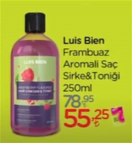 Luis Bien Frambuaz Aromalı Saç Sirke&Toniği 250ml
