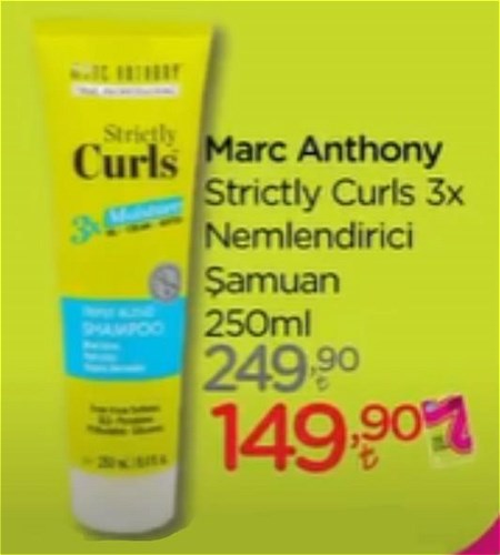 Marc Anthony Strictly Curls 3x Nemlendirici Şampuan 250ml