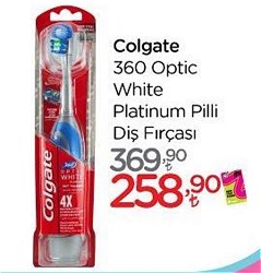 Colgate 360 Optic White Platinum Pilli Diş Fırçası