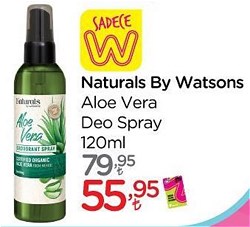 Natural By Watsons Aloe Vera Deo Spray 120ml