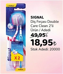 Signal Diş Fırçası Double Care Clean 2'li