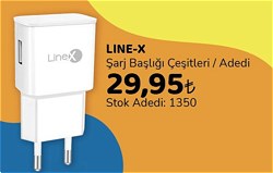 Line-X Şarj Başlığı Çeşitleri/Adedi