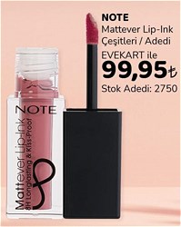 Note Mattever Lip-Ink Çeşitleri/Adedi