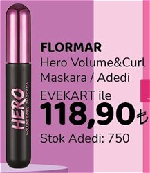 Flormar Hero Volume&Curl Maskara