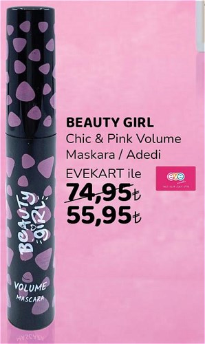 Beauty Girl Chic&Pink Volume Maskara
