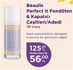Beaulis Perfect It Fondöten&Kapatıcı Çeşitleri/Adedi