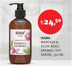 Isana Manolya&Sedir Ağacı Aromalı Sıvı Sabun 350 ml