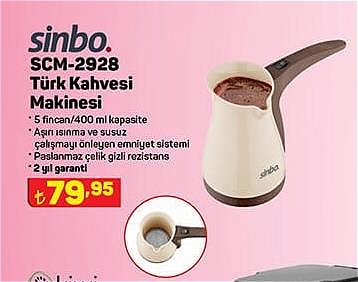 Sinbo SCM-2928 Türk Kahvesi