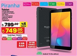 Piranha 32 GB Tablet