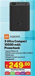 Xiaomi 3 Ultra Compact 10000 mAh Powerbank
