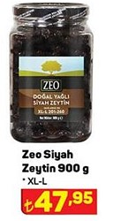 Zeo Siyah Zeytin 900 g XL-L