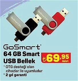 GoSmart 64 GB Smart USB Bellek