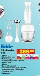 Fakir Tilia Blender Seti 1000 W