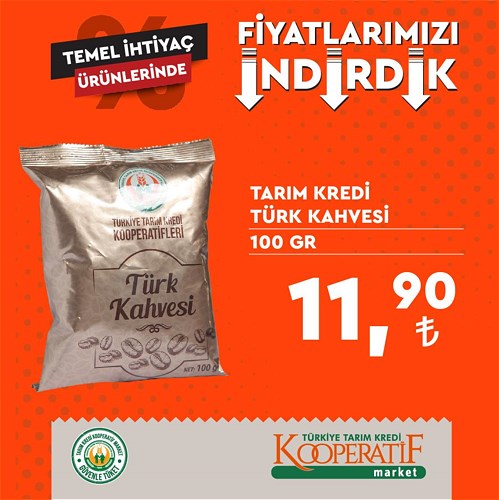 Tarım Kredi Türk Kahvesi 100 gr
