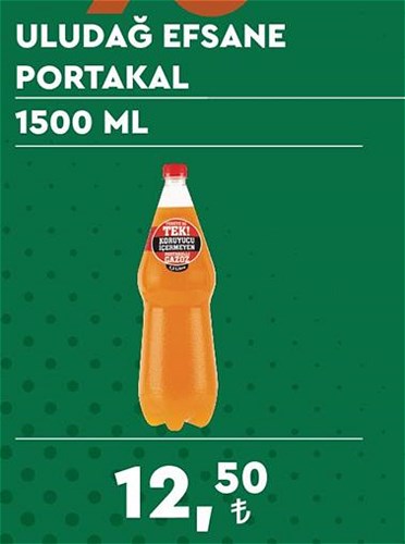 Uludağ Efsane Portakal 1500 ml